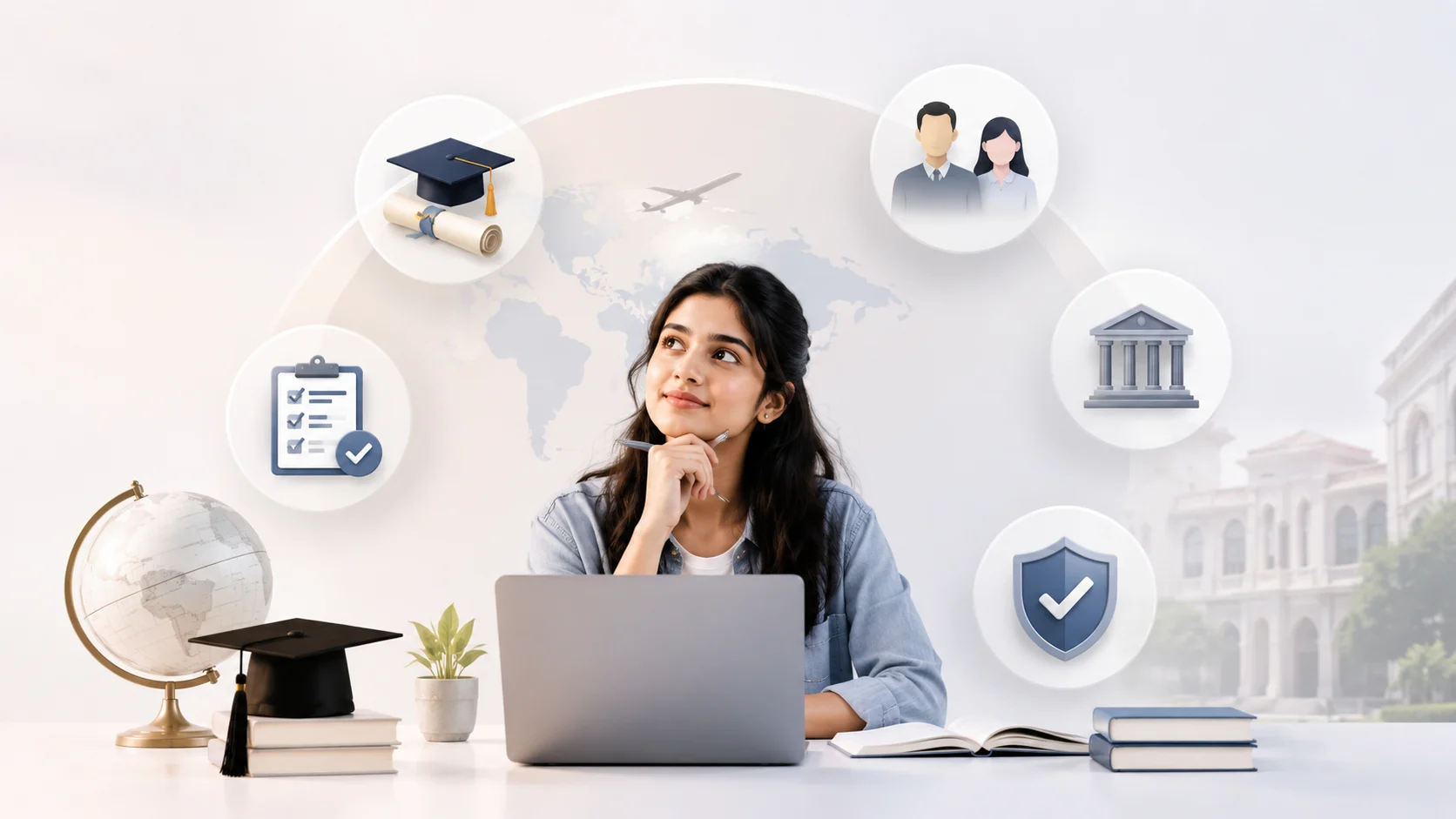 Education loan eligibility criteria for studying abroad (2026 guide) banner